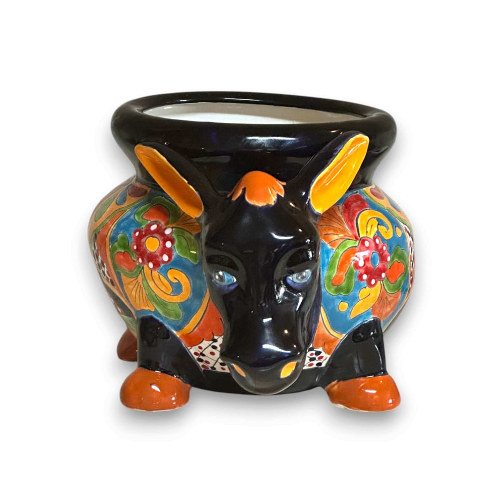 Vibrant Talavera Donkey Planter | Mexican Burro Pottery Talavera Planter La Vie Bien Vibrant Talavera Donkey Planter | Mexican Burro Pottery