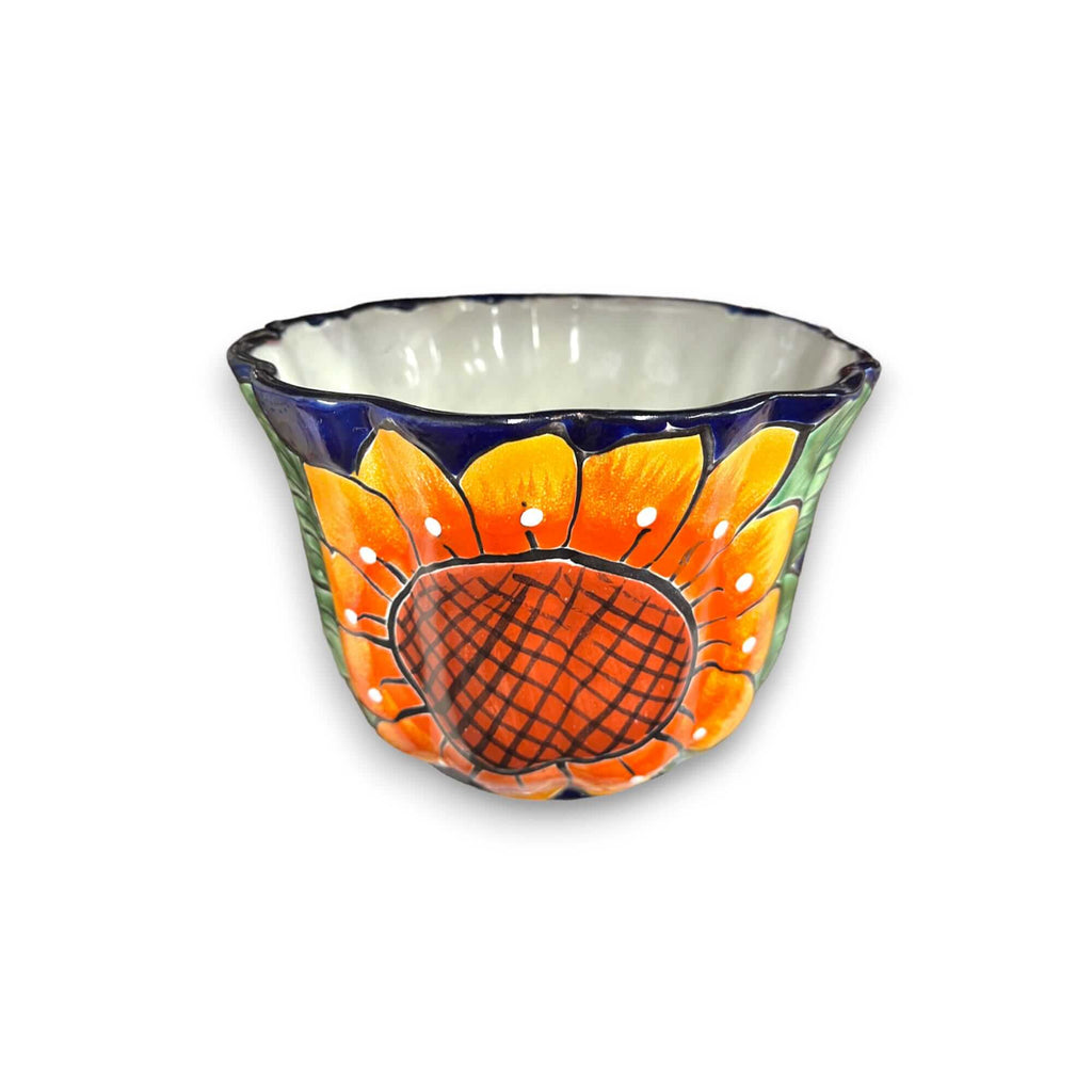 Vibrant Talavera Planter | Hand-Painted Mexican Calla Lily Ceramic Pottery Talavera Flower Pot La Vie Bien Vibrant Talavera Planter | Hand-Painted Mexican Calla Lily Ceramic Pottery