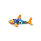 Vibrant Talavera Shark Figurine | Handcrafted Mexican Decor Talavera Statue La Vie Bien Vibrant Talavera Shark Figurine | Handcrafted Mexican Decor
