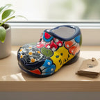 Vibrant Talavera Shoe Planter | Handcrafted Mexican Pottery Talavera Planter La Vie Bien Vibrant Talavera Shoe Planter | Handcrafted Mexican Pottery