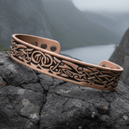 Viking Birds Copper Cuff Bracelet Bracelet La Vie Bien Viking Birds Copper Cuff Bracelet