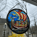 Viking Ship Suncatcher Gifts La Vie Bien Viking Ship Suncatcher