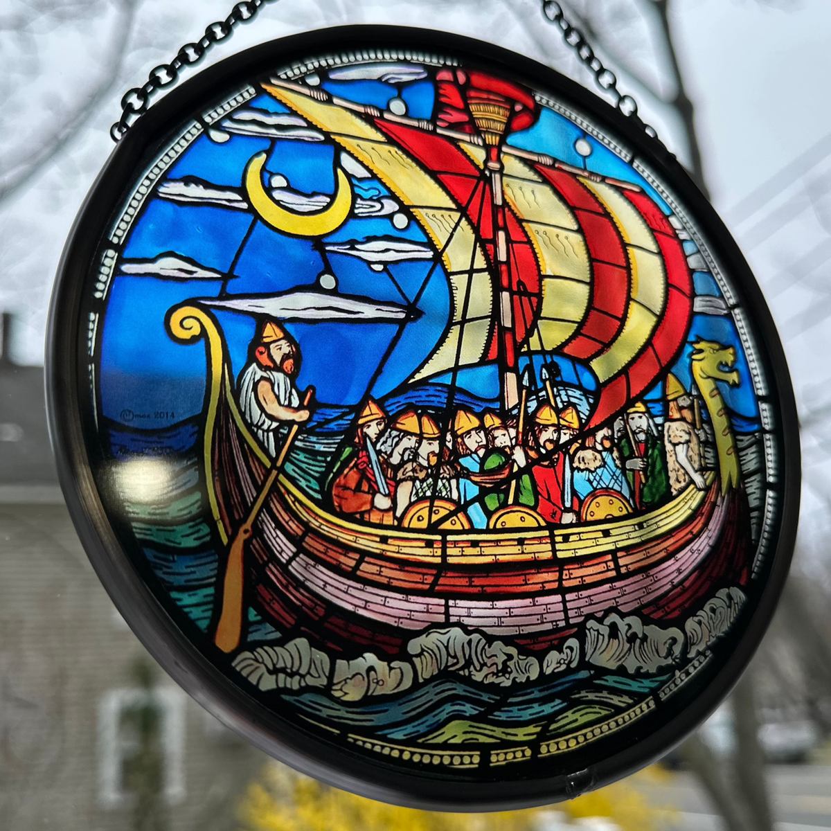 Viking Ship Suncatcher Gifts La Vie Bien Viking Ship Suncatcher