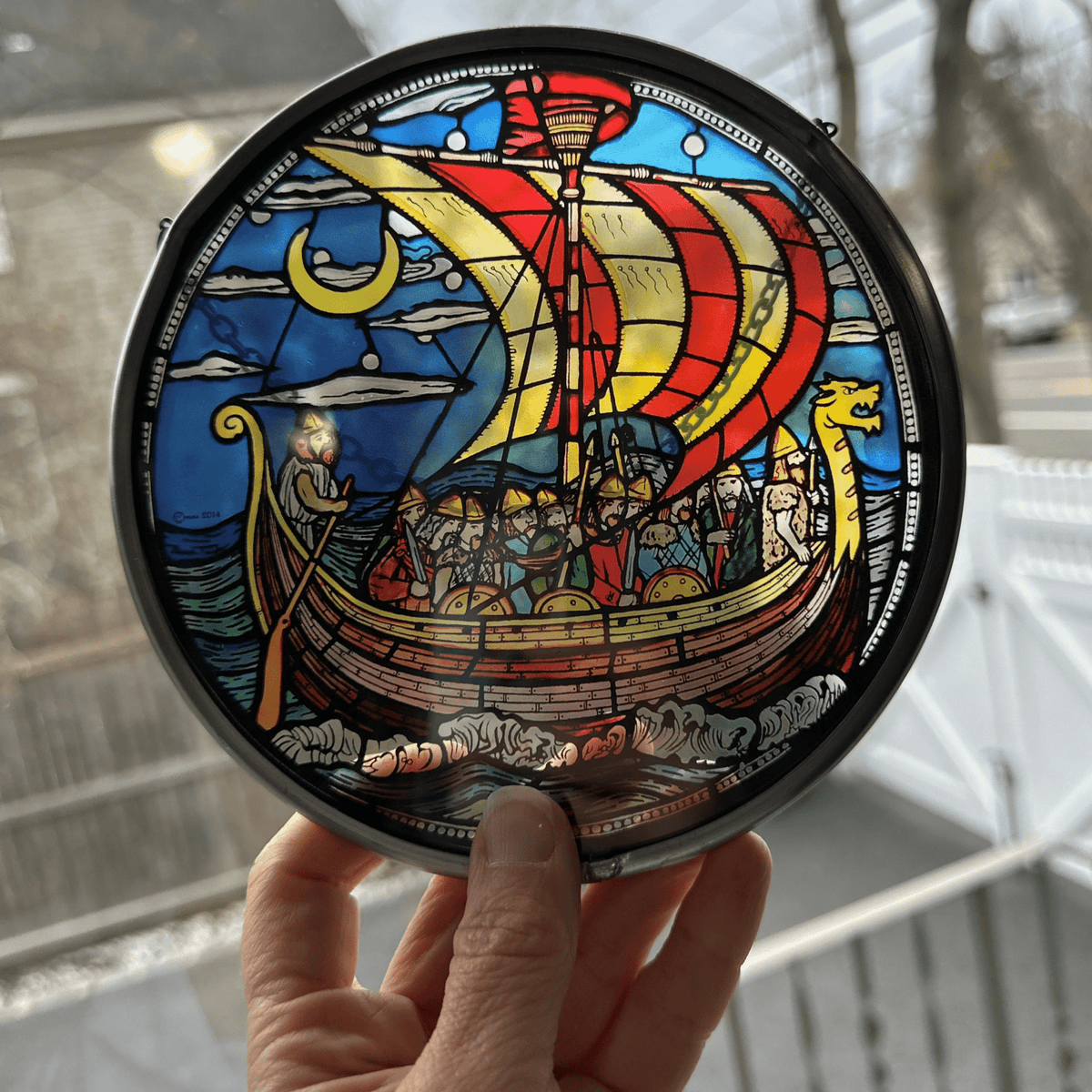 Viking Ship Suncatcher Gifts La Vie Bien Viking Ship Suncatcher