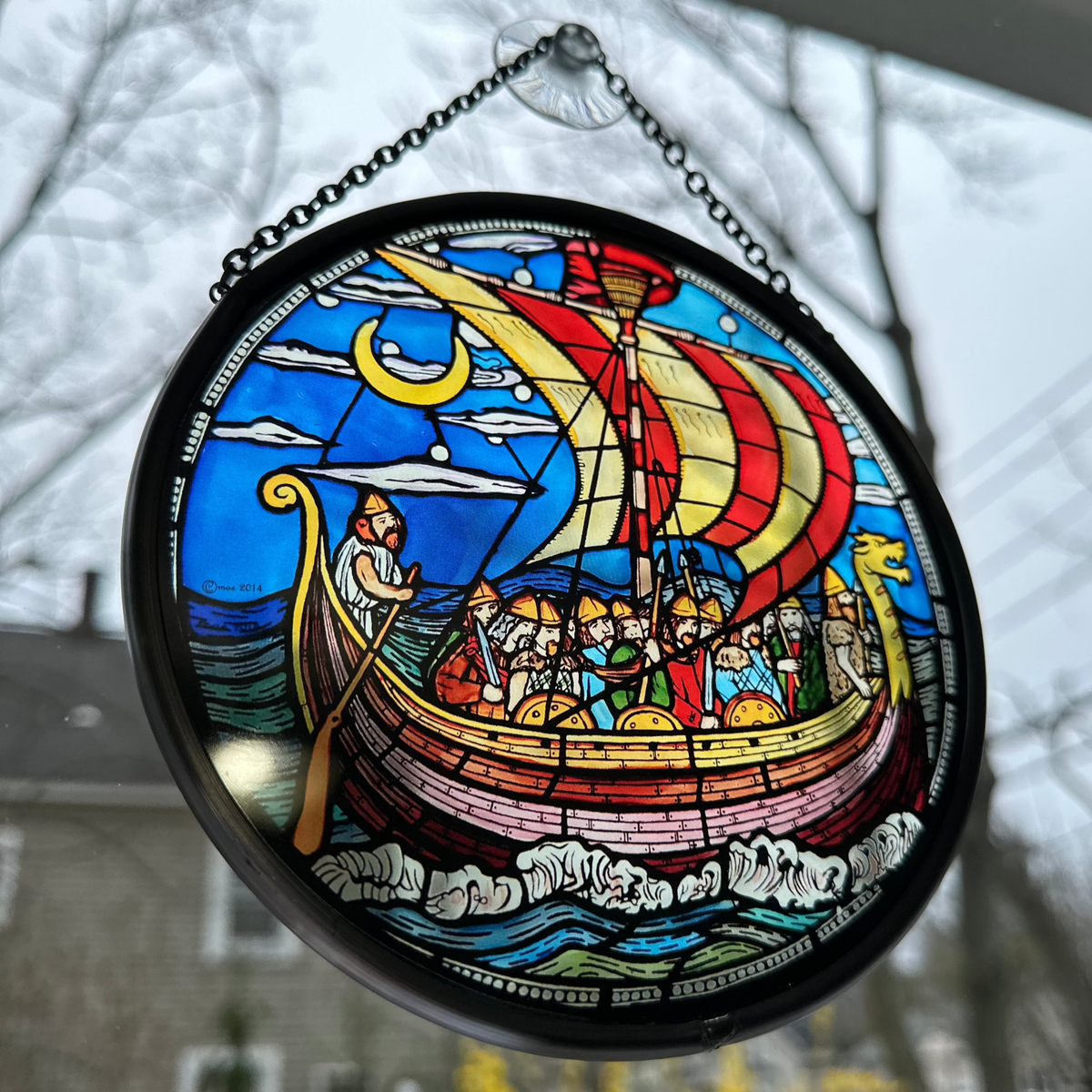 Viking Ship Suncatcher Gifts La Vie Bien Viking Ship Suncatcher