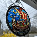 Viking Ship Suncatcher Gifts La Vie Bien Viking Ship Suncatcher