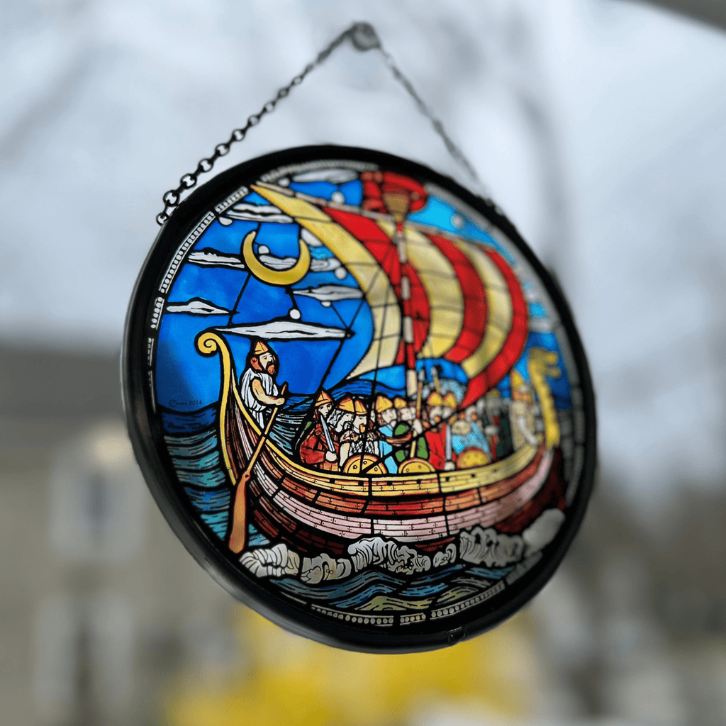 Viking Ship Suncatcher Gifts La Vie Bien Viking Ship Suncatcher