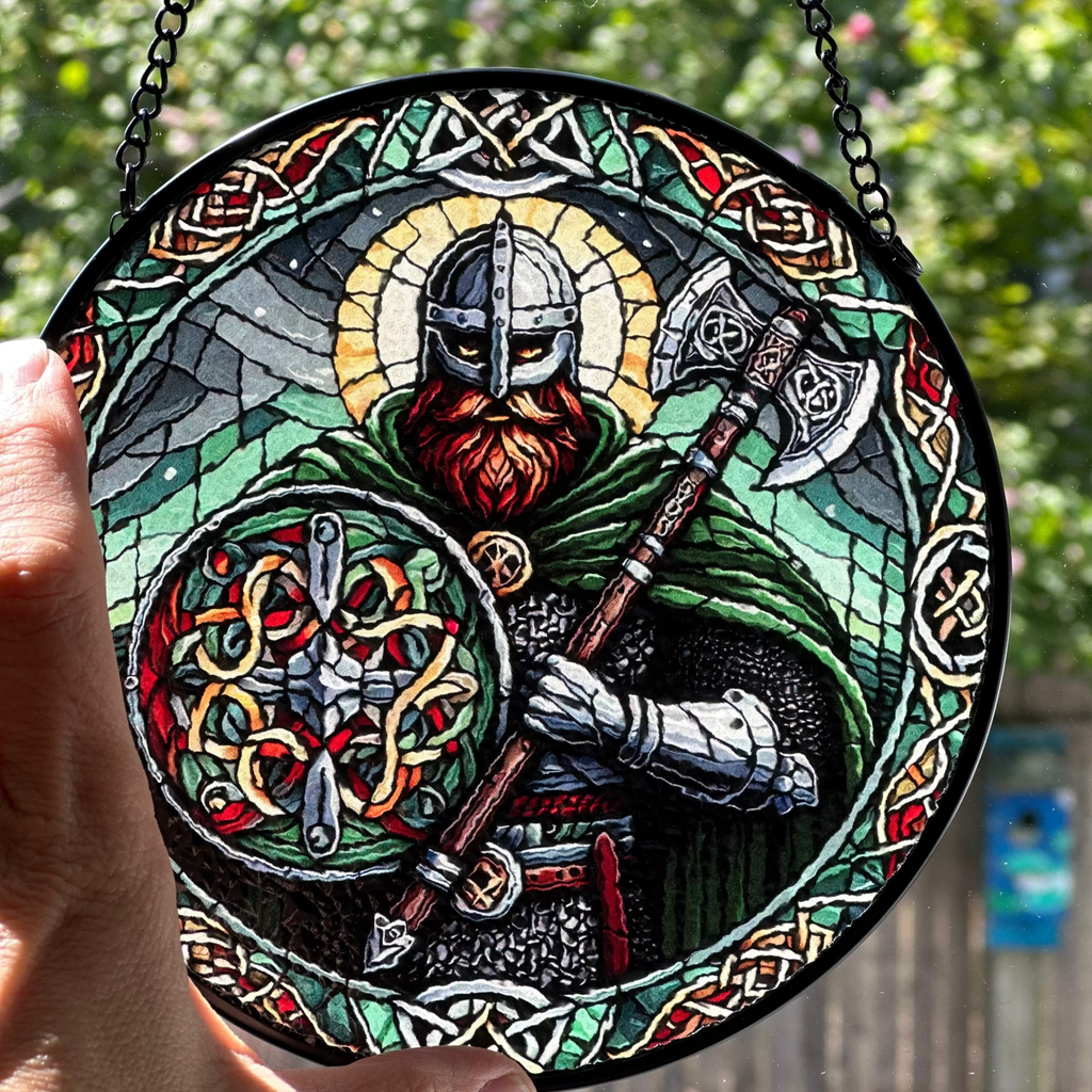 Viking Warrior Suncatcher Gifts La Vie Bien Viking Warrior Suncatcher