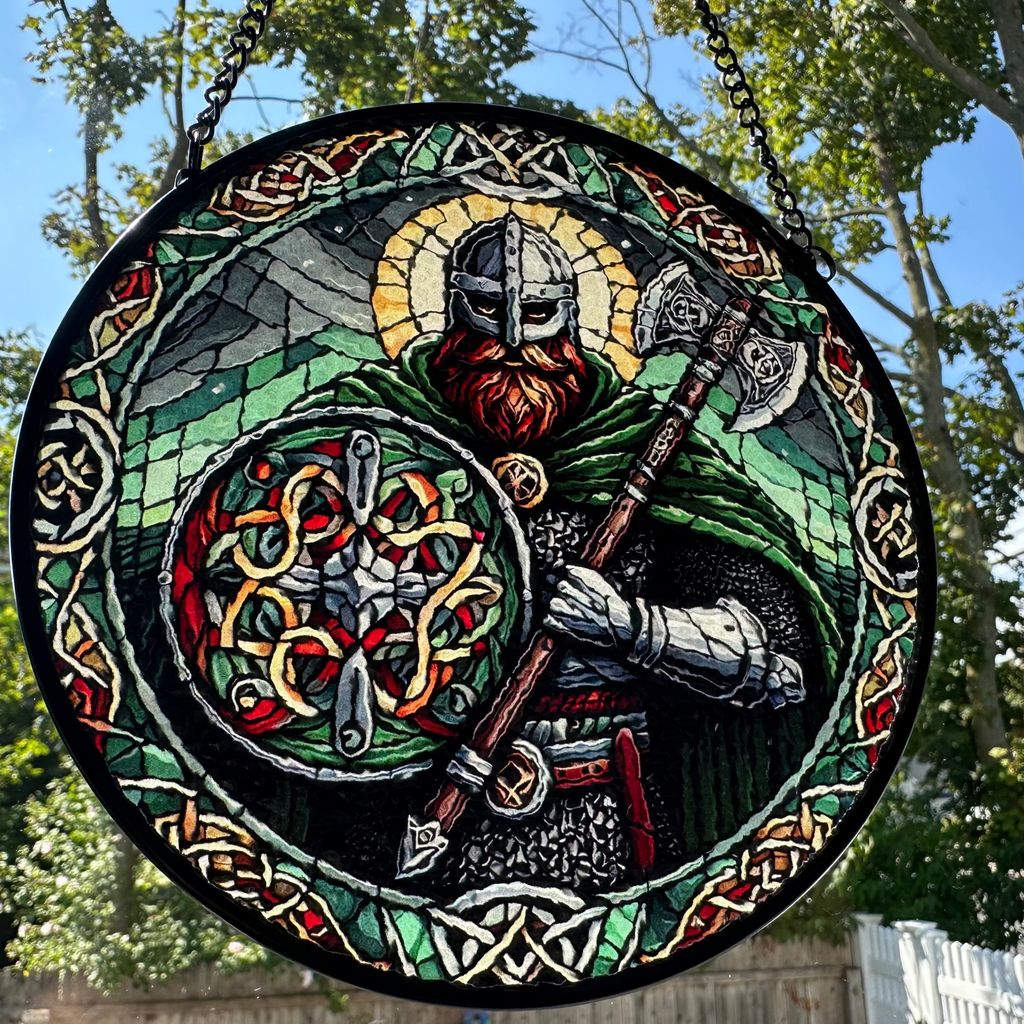 Viking Warrior Suncatcher Gifts La Vie Bien Viking Warrior Suncatcher