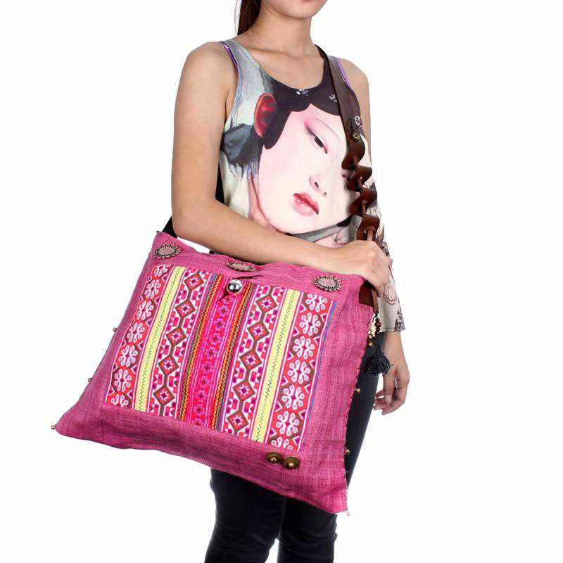 Vintage Baby Carrier Tote with Adjustable Strap - Thailand Bags La Vie Bien Vintage Baby Carrier Tote with Adjustable Strap - Thailand