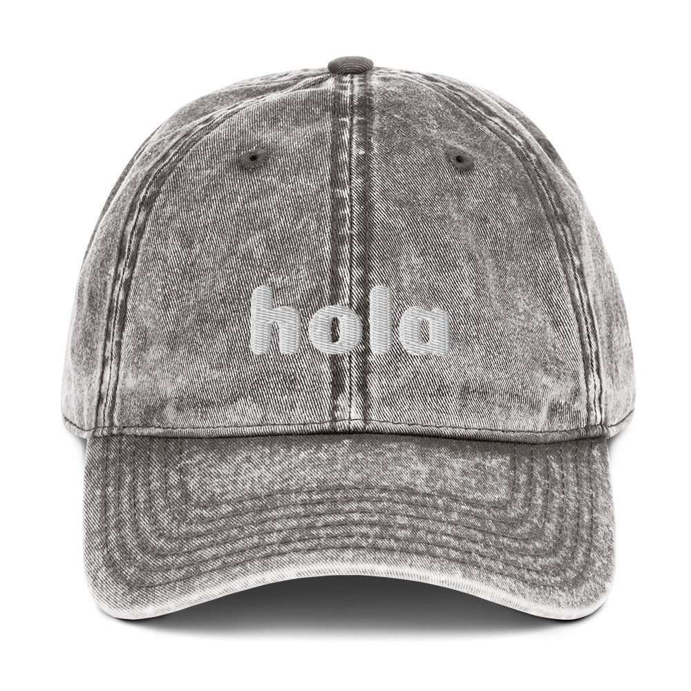Vintage hola Cotton Twill Cap