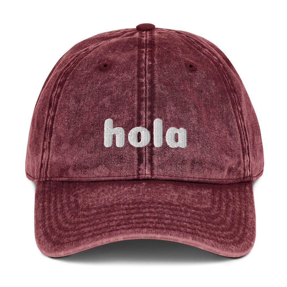 Vintage hola Cotton Twill Cap