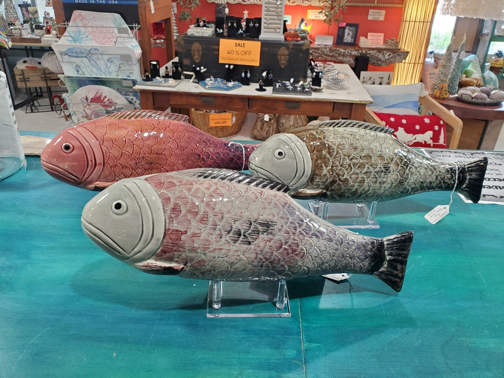 Vintage Ceramic Fish Accent Decor La Vie Bien Vintage Ceramic Fish