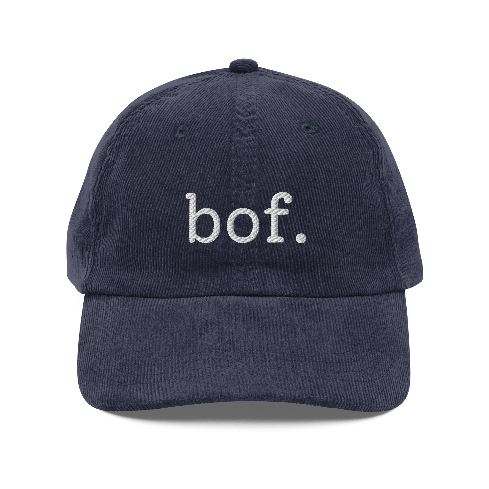 Bof. French shrug embroidered corduroy cap - La Vie Bien - Bof hat - cadeaux blagues - cadeaux francais