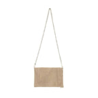 Vintage Fabric + Leather Cross - Body Bag | Clutch With Chain Strap - Thailand Bags La Vie Bien Vintage Fabric + Leather Cross - Body Bag | Clutch With Chain Strap - Thailand