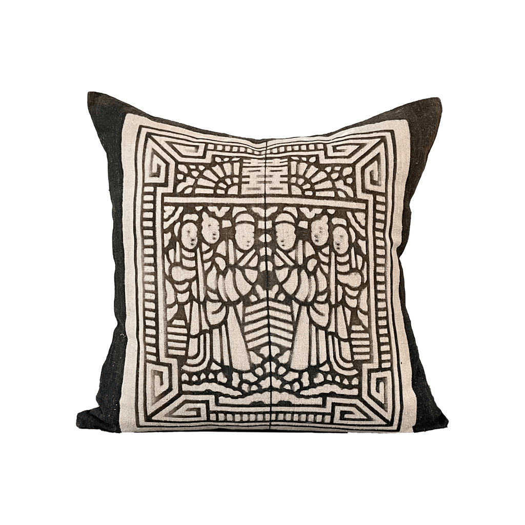 Vintage Fabric Pillow T.1043