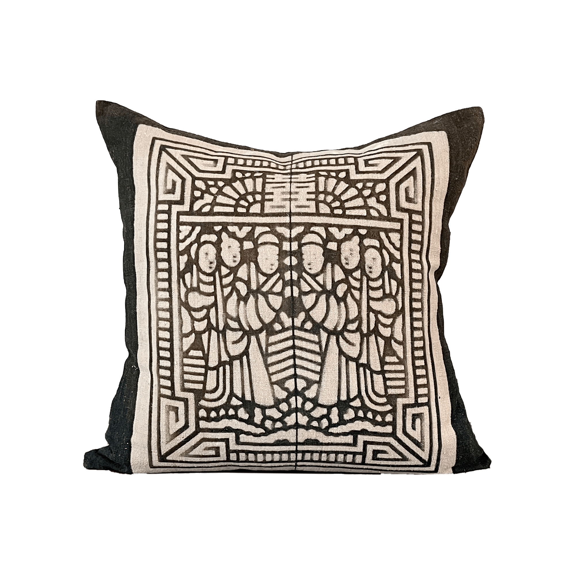 Vintage Fabric Pillow T.1043