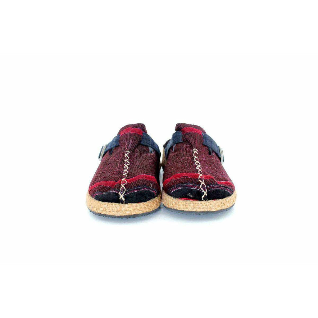Vintage Hmong Textile Boho Upcycled Slip On Shoes - Thailand Apparel La Vie Bien Vintage Hmong Textile Boho Upcycled Slip On Shoes - Thailand