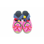 Vintage Hmong Textile Upcycled Batik Slip On Clogs Shoes - Thailand Apparel La Vie Bien Vintage Hmong Textile Upcycled Batik Slip On Clogs Shoes - Thailand