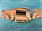 Vintage Japanese Bamboo Folding Wet Towel Tray Kitchen Accessories La Vie Bien Vintage Japanese Bamboo Folding Wet Towel Tray