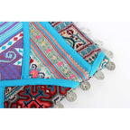 Vintage Leather Trims & Coins iPad Clutch - Thailand Bags La Vie Bien Vintage Leather Trims & Coins iPad Clutch - Thailand