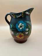 Vintage Mexican Folk Art Handcrafted Pitcher Kitchen Accessories La Vie Bien Vintage Mexican Folk Art Handcrafted Pitcher