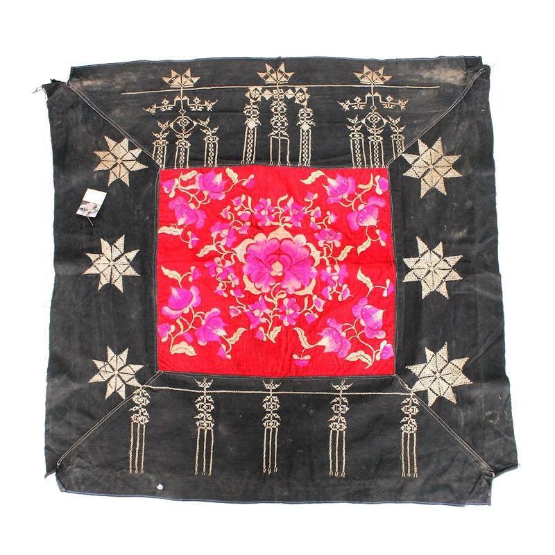 Vintage One of a Kind Hmong Textile Fabric - Thailand Textile La Vie Bien Vintage One of a Kind Hmong Textile Fabric - Thailand