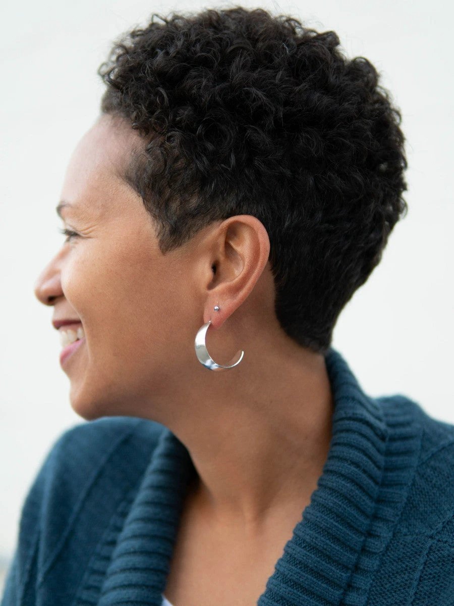 Vintage Rounded Hoops