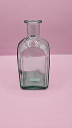 Vintage Square Glass Bottles – Available in Clear, Green, Pink, Red, Blue, Teal, Purple – 5.5" Tall Accent Decor La Vie Bien Vintage Square Glass Bottles – Available in Clear, Green, Pink, Red, Blue, Teal, Purple – 5.5" Tall