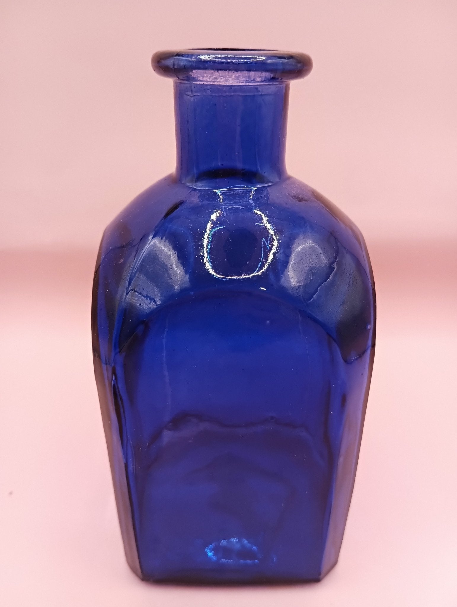 Vintage Square Glass Bottles – Available in Clear, Green, Pink, Red, Blue, Teal, Purple – 5.5" Tall Accent Decor La Vie Bien Vintage Square Glass Bottles – Available in Clear, Green, Pink, Red, Blue, Teal, Purple – 5.5" Tall