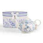 Vintage Style Blue Flowers Fine China Teapot Gifts La Vie Bien Vintage Style Blue Flowers Fine China Teapot