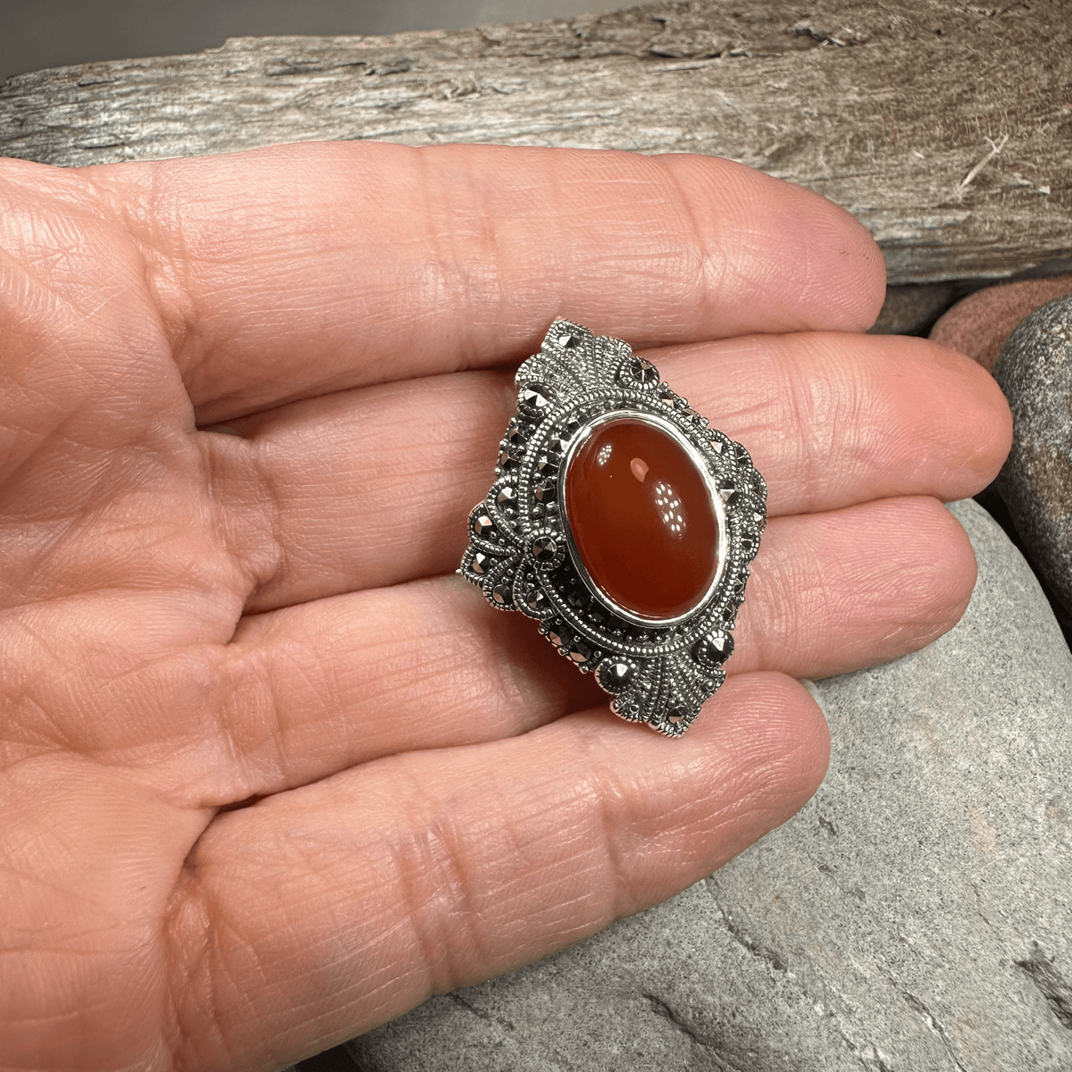 Vintage Style Celtic Brooch in Sterling Silver Brooch La Vie Bien Vintage Style Celtic Brooch in Sterling Silver