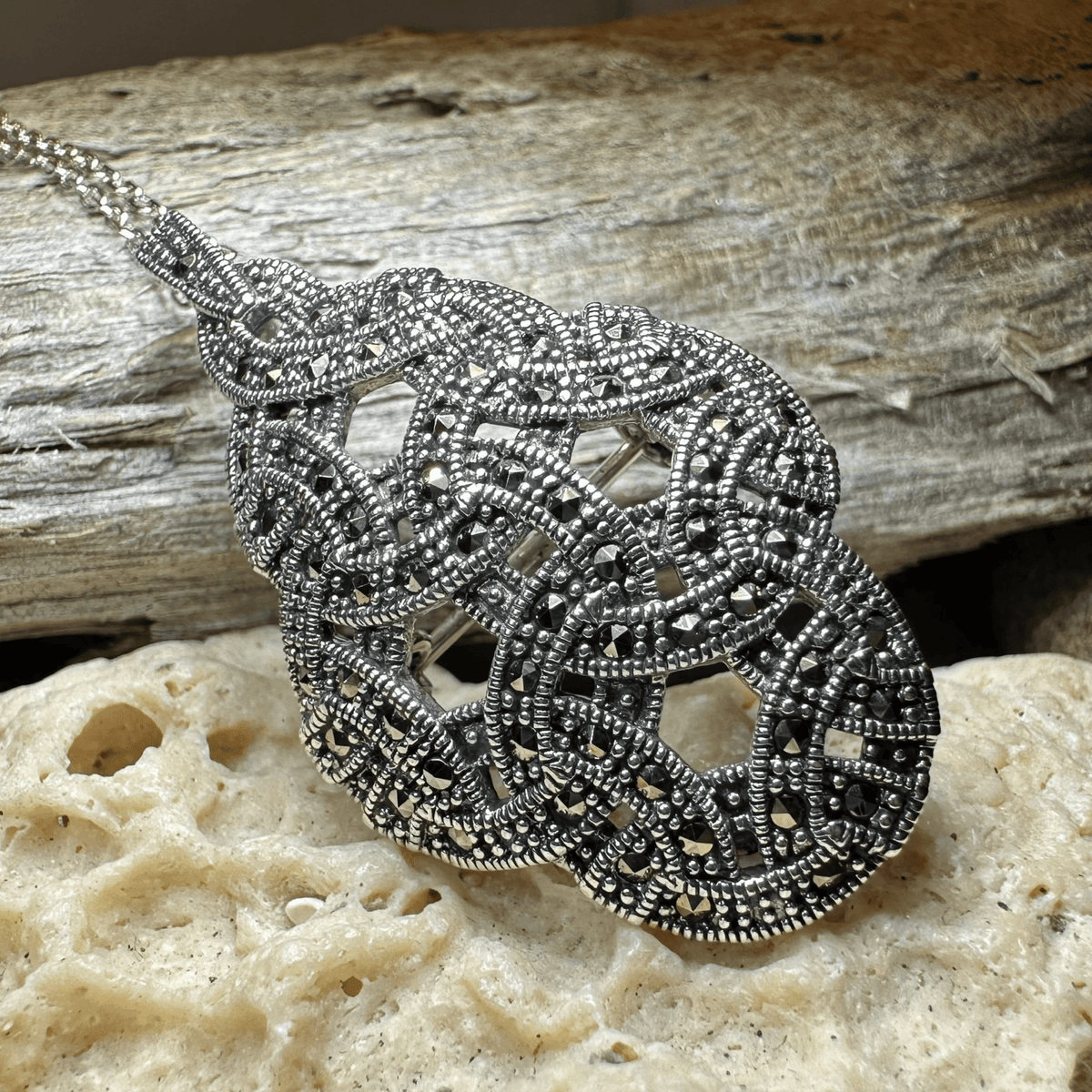 Vintage Style Celtic Necklace Pendant La Vie Bien Vintage Style Celtic Necklace