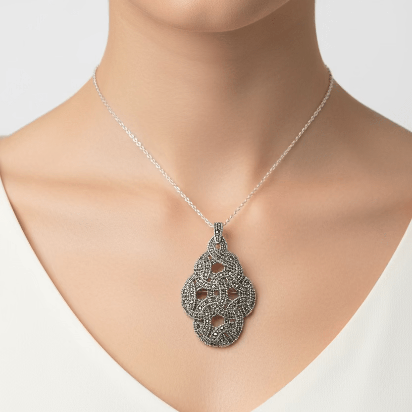 Vintage Style Celtic Necklace Pendant La Vie Bien Vintage Style Celtic Necklace