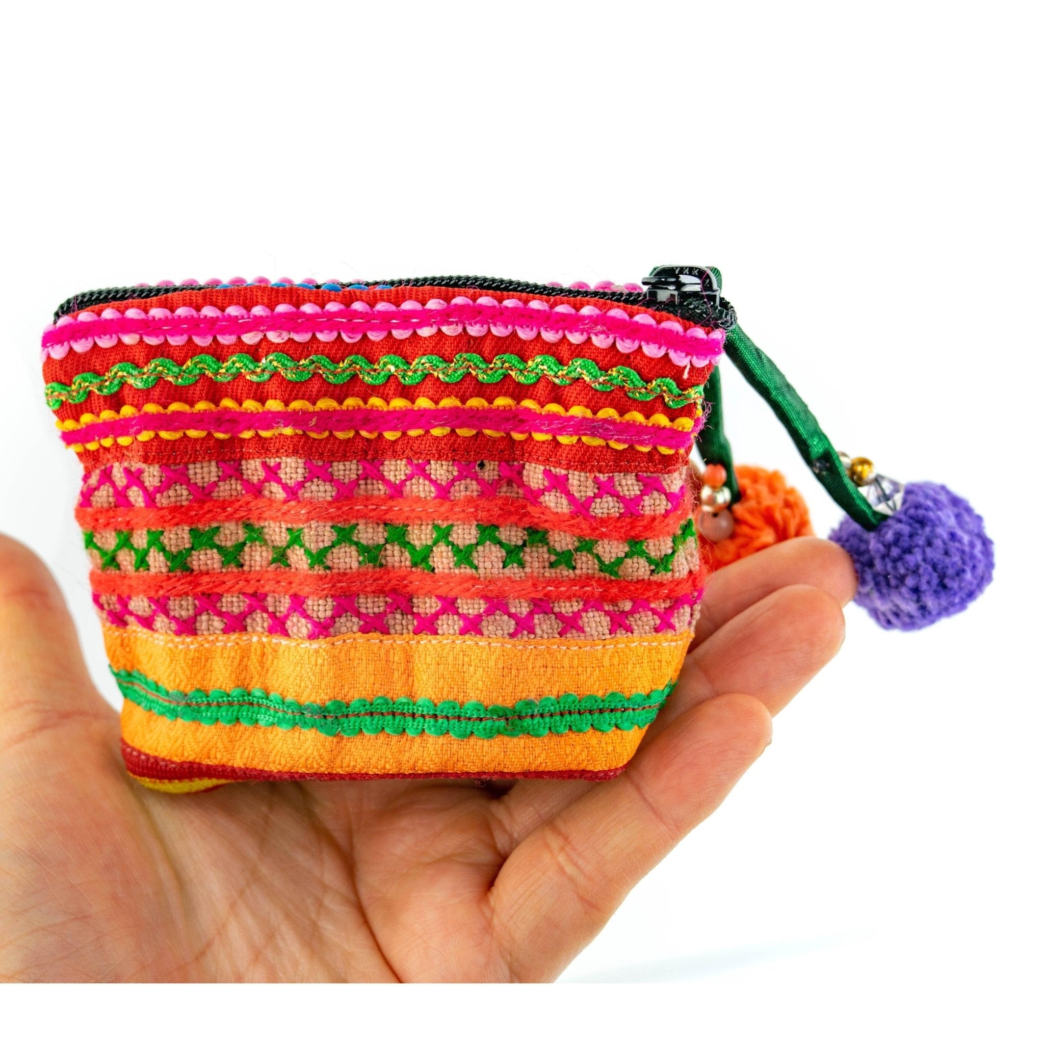 Vintage Tiny Assorted Coin Purse - Thailand Bags La Vie Bien Vintage Tiny Assorted Coin Purse - Thailand