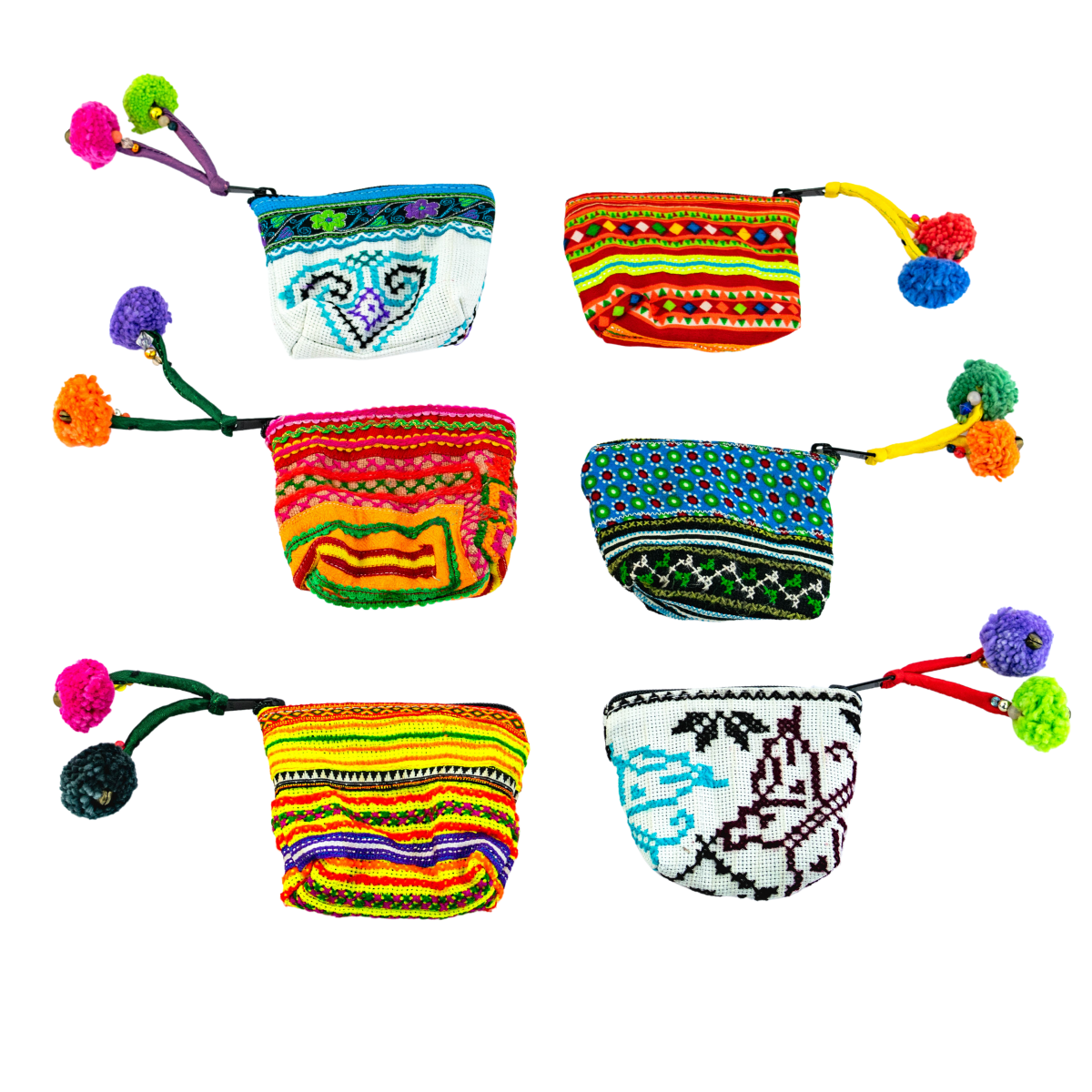 Vintage Tiny Assorted Coin Purse - Thailand Bags La Vie Bien Vintage Tiny Assorted Coin Purse - Thailand