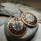 Violina Celtic Knot Copper Earrings Dangle Earrings La Vie Bien Violina Celtic Knot Copper Earrings