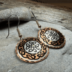 Violina Celtic Knot Copper Earrings Dangle Earrings La Vie Bien Violina Celtic Knot Copper Earrings