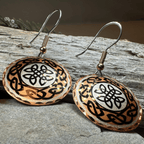 Violina Celtic Knot Copper Earrings Dangle Earrings La Vie Bien Violina Celtic Knot Copper Earrings
