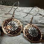 Violina Celtic Knot Copper Earrings Dangle Earrings La Vie Bien Violina Celtic Knot Copper Earrings