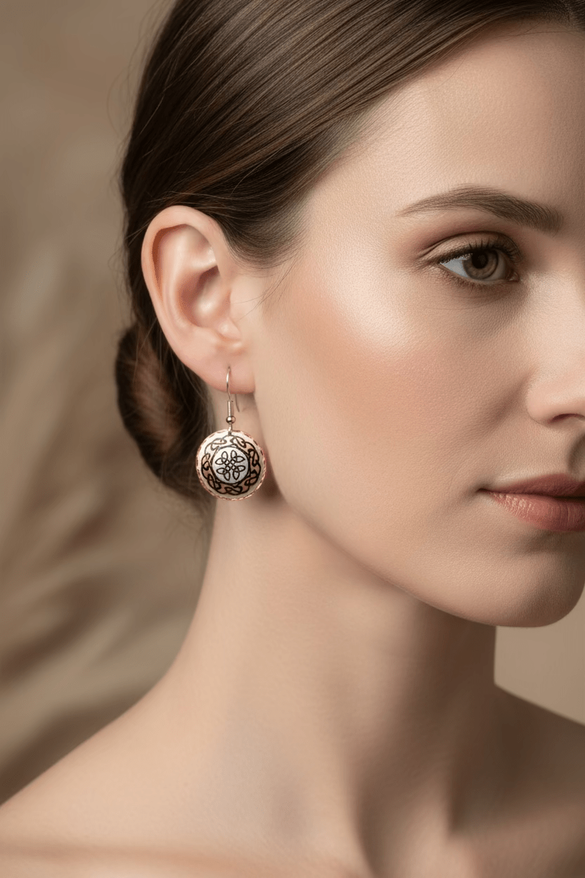 Violina Celtic Knot Copper Earrings Dangle Earrings La Vie Bien Violina Celtic Knot Copper Earrings
