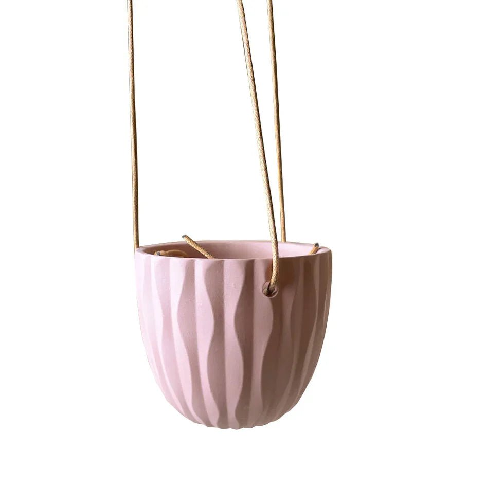 Virago Modern Hanging Planter - Waves
