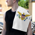 Virgin Islands Flag Rally Towel Rally Towel La Vie Bien Virgin Islands Flag Rally Towel