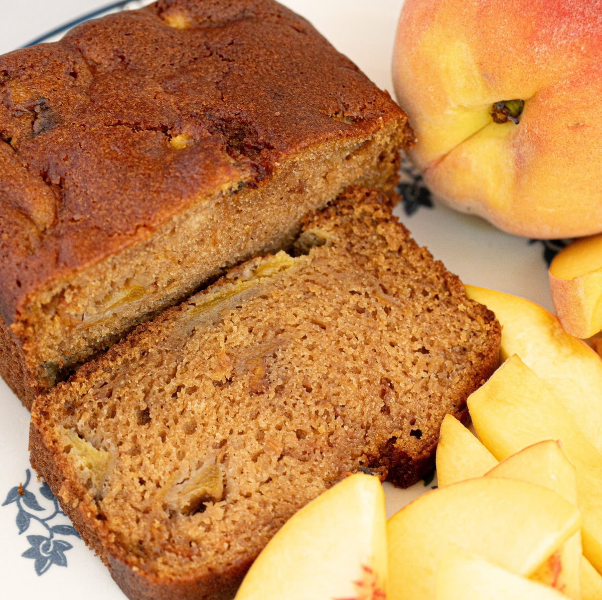 Virginia Peach Cobbler Cake American Classic Recipes La Vie Bien Virginia Peach Cobbler Cake
