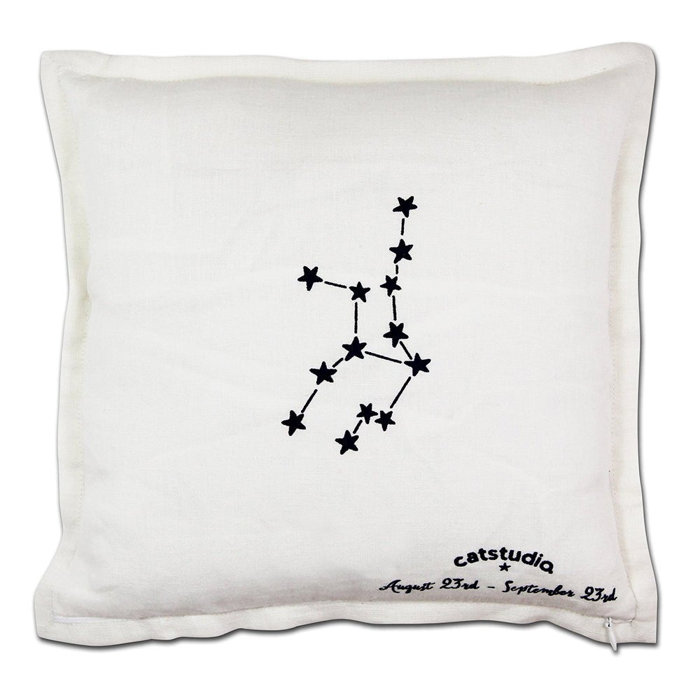 Virgo Astrology Hand - Embroidered Pillow by Cat Studio Pillows La Vie Bien Virgo Astrology Hand - Embroidered Pillow by Cat Studio