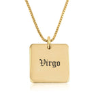 Virgo Charm Necklace La Vie Bien Virgo Charm Necklace