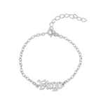 Virgo Script Bracelet La Vie Bien Virgo Script Bracelet
