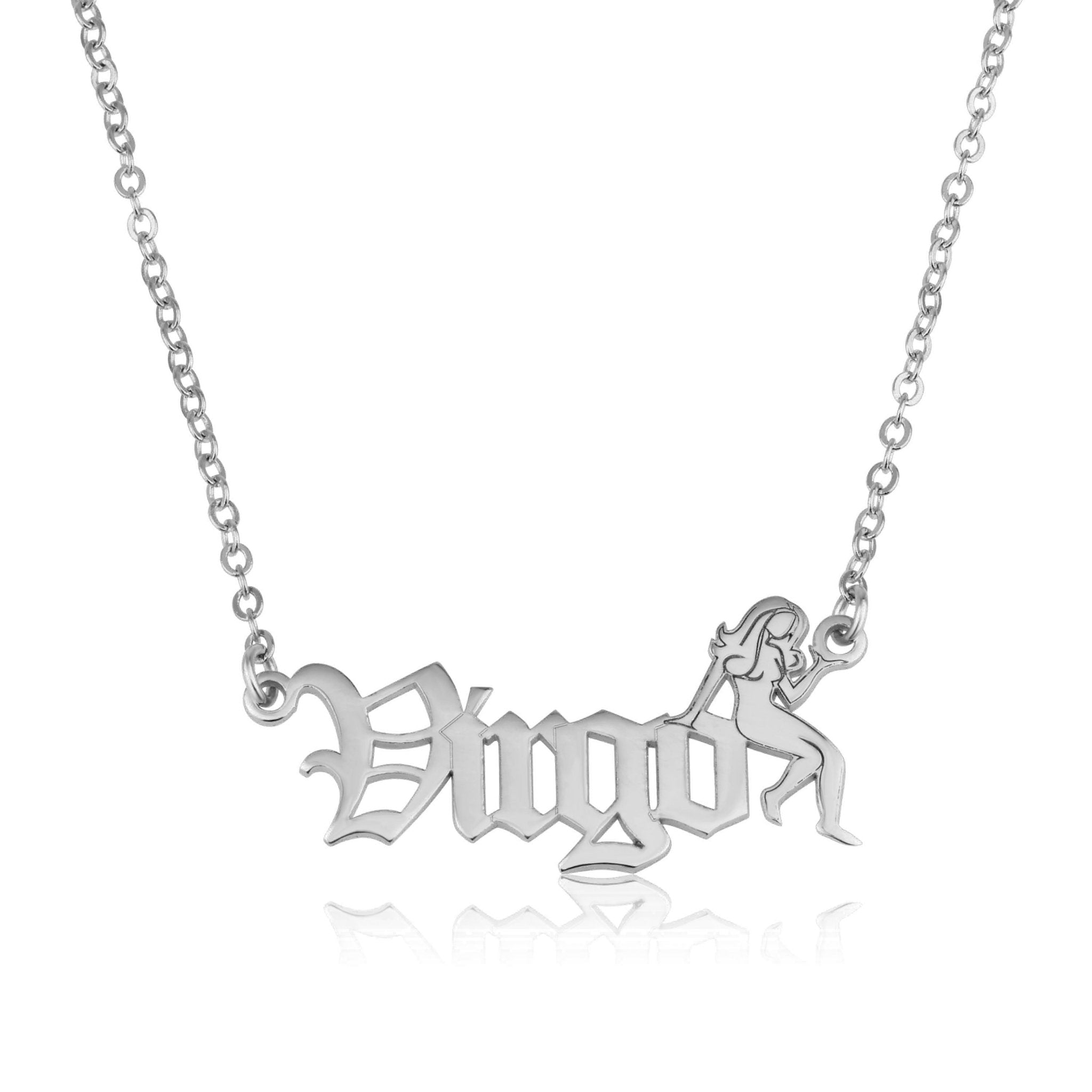 Virgo Symbol Necklace La Vie Bien Virgo Symbol Necklace