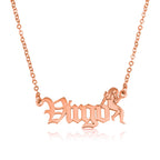 Virgo Symbol Necklace La Vie Bien Virgo Symbol Necklace