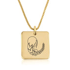 Virgo Zodiac Necklace La Vie Bien Virgo Zodiac Necklace